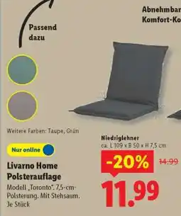 Lidl LIVARNO home Polsterauflage Angebot