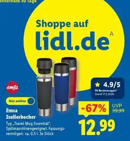 Lidl emsa Isolierbecher Angebot