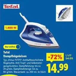 Lidl TEFAL Dampfbügeleisen Angebot