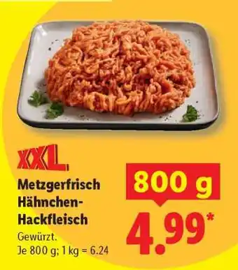 Lidl Metzgerfrisch Hähnchen-Hackfleisch Angebot