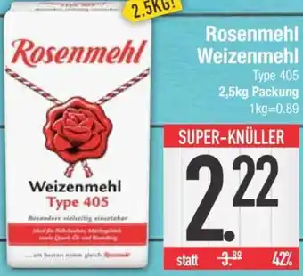 Edeka Rosenmehl Weizenmehl Type 405 Angebot