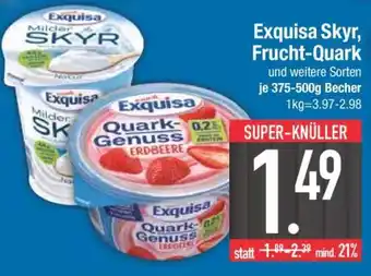 Edeka Exquisa Skyr, Frucht-Quark Angebot