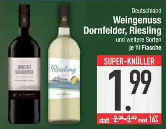 Edeka Weingenuss Dornfelder, Riesling Angebot
