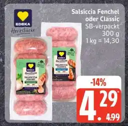 Edeka Salsiccia Fenchel oder Classic Angebot