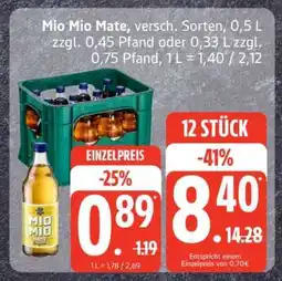 Edeka Mio Mio Mate, versch. Sorten Angebot