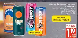 Edeka Görngry, Paulberger Limo oder Knabe Malz Angebot