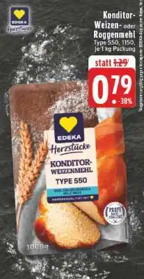 Edeka EDEKA Herzstücke Konditor-Weizen- oder Roggenmehl Angebot