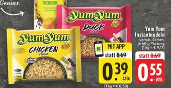 Edeka Yum Yum Instantnudeln Angebot