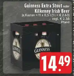 Edeka Guinness Extra Stout oder Kilkenny Irish Beer Angebot