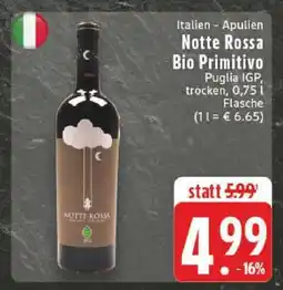 Edeka Notte Rossa Bio Primitivo Angebot