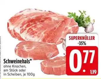 Edeka Schweinehals Angebot