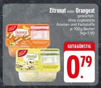 Edeka Zitronat oder Orangeat Angebot