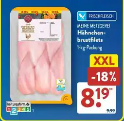 Aldi Süd MEINE METZGEREI Hähnchenbrustfilets Angebot