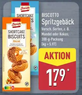 Aldi Nord BISCOTTO Spritzgebäck Angebot