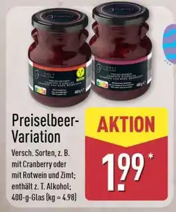 Aldi Nord Preiselbeer -Variation Angebot