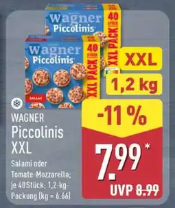 Aldi Nord WAGNER Piccolinis XXL Angebot