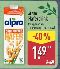 Aldi Nord ALPRO Haferdrink Angebot