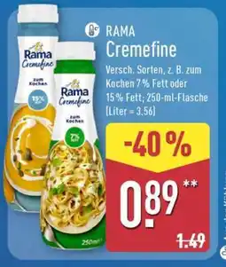 Aldi Nord Rama Cremefine Angebot