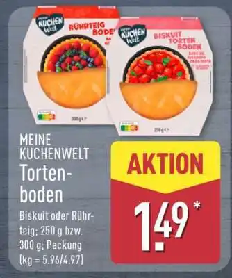 Aldi Nord MEINE KUCHENWELT Tortenboden Angebot