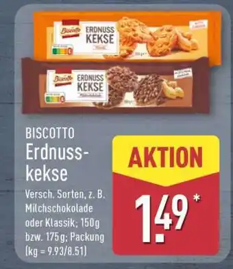 Aldi Nord BISCOTTO Erdnusskekse Angebot