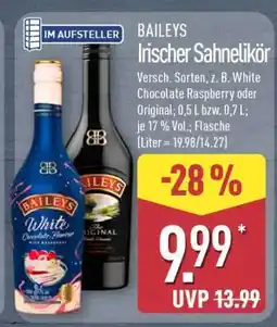 Aldi Nord BAILEYS Irischer Sahnelikör Angebot