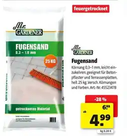 Hagebau Mr. GARDENER Fugensand Angebot