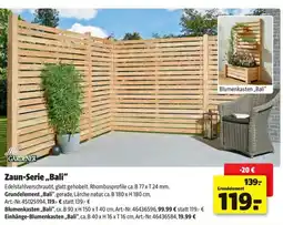 Hagebau Mr. GARDENER Zaun-Serie,,Bali" Angebot