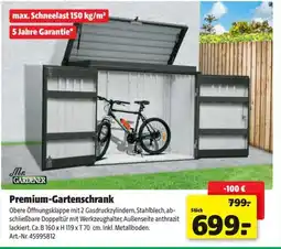 Hagebau Mr. GARDENER Premium-Gartenschrank Angebot
