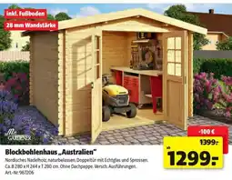 Hagebau Mr. GARDENER Blockbohlenhaus,,Australien" Angebot