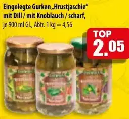 Mix Markt Eingelegte Gurken ,,Hrustjaschie" mit Dill/mit Knoblauch/scharf Angebot