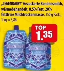 Mix Markt LEGENDAIRY Gezuckerte Kondensmilch, wärmebehandelt, 8,5% Fett Angebot