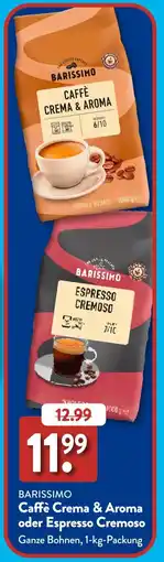Aldi Süd BARISSIMO Caffè Crema & Aroma oder Espresso Cremoso Angebot