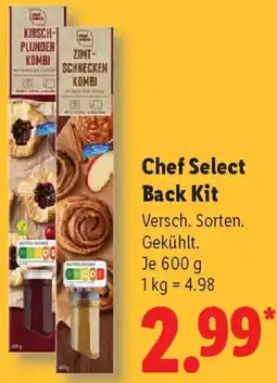 Lidl Chef Select Back Kit Angebot
