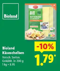 Lidl Bioland Käsescheiben Angebot