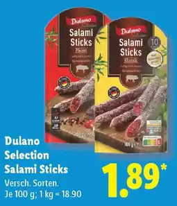 Lidl Dulano Selection Salami Sticks Angebot