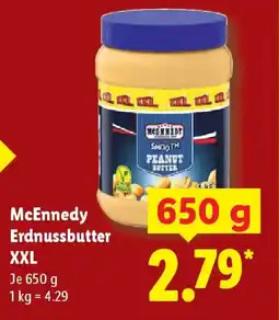 Lidl McEnnedy Erdnussbutter XXL Angebot