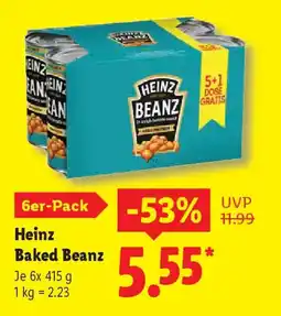 Lidl Heinz Baked Beanz Angebot