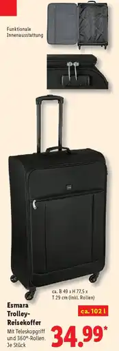 Lidl Esmara Trolley- Reisekoffer Angebot