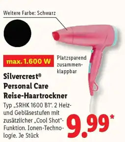Lidl Silvercrest Personal Care Reise-Haartrockner Angebot