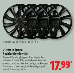 Lidl Ultimate Speed Radzierblenden-Set Angebot