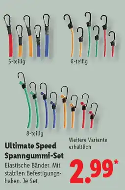 Lidl Ultimate Speed Spanngummi-Set Angebot