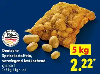 Lidl Deutsche Speisekartoffeln, vorwiegend festkochend Angebot