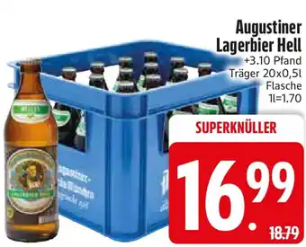 Edeka Augustiner Lagerbier Hell Angebot
