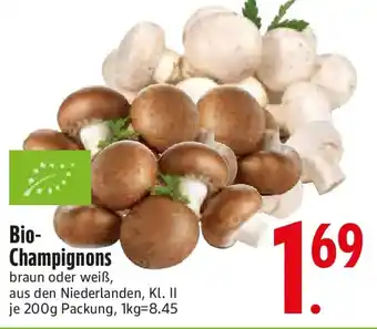 Edeka Bio- Champignons Angebot