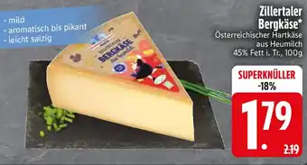 Edeka Zillertaler Bergkäse Angebot