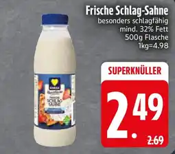 Edeka Frische Schlag-Sahne Angebot
