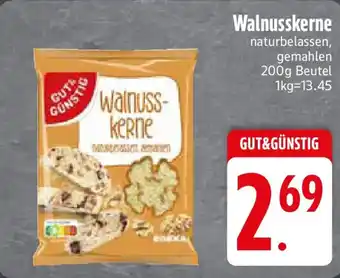 Edeka GUT&GÜNSTIG Walnusskerne Angebot