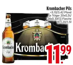 Edeka Krombacher Pils Angebot