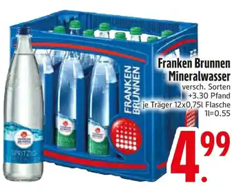 Edeka Franken Brunnen Mineralwasser Angebot