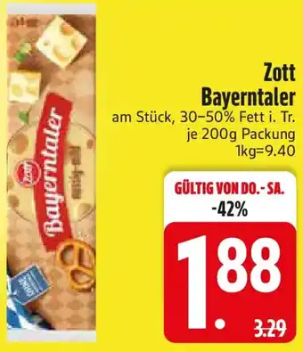 Edeka Zott Bayerntaler Angebot